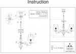 Люстра Maytoni ARM011-03-R Battista