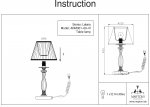 Светильник настольный Maytoni ARM301-00-R Elegant Latona