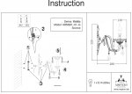 Светильник настенный бра Maytoni ARM381-01-G Matilda