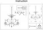 Люстра Maytoni DIA907-PL-08-G Monogram Lira