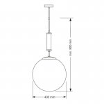 Люстра KUTEK MOOD ARTU GLASS ART-ZW-1 (Z) G400