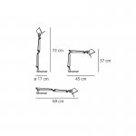 Настольная лампа AS01183003 Artemide