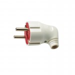 Вилка электрическая косая с з/к ASD 4152