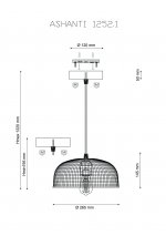 Светильник Lucia Tucci ASHANTI 1252.1