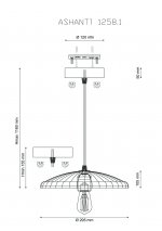 Светильник Lucia Tucci ASHANTI 1258.1
