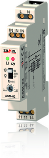 Zamel Таймер лестничный 3-30мин 16А с функц.антиблокировки и возм.отключения реле IP20 на DIN рейку (ASM-03) Zamel Таймер лестничный 3-30мин 16А с функц.антиблокировки и возм.отключения реле IP20 на DIN рейку (ASM-03)