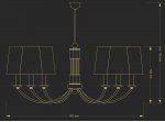 Люстра Kutek ATALIA ATA-ZW-6(Z/A)