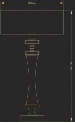 Настольная лампа Kutek AVERNO AVE-LG-1(Z/A)