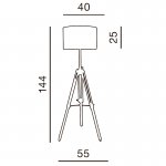 Торшер Azzardo Cinema AZ0009
