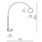 Торшер Azzardo Tosca AZ0022