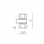 Настенный светильник Azzardo Box 2 AZ0035