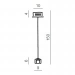 Подвесной светильник Azzardo Box 1 AZ0036