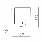 Настенный светильник Azzardo Cross 1 AZ0084