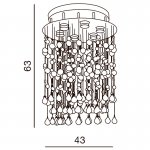 Подвесная люстра Azzardo Comet AZ0269