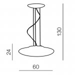 Подвесная люстра Azzardo Pires 60 AZ0278