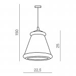 Подвесная люстра Azzardo Ken AZ0453