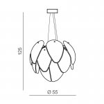 Подвесная люстра Azzardo Antires AZ0472