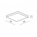 Накладной светильник  Azzardo Piso 46 AZ0569