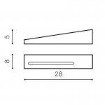 Накладной светильник  Azzardo Vialetto L AZ0572