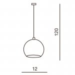 Подвесной светильник Azzardo Gulia 1 AZ0642