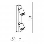 Спот Azzardo Tomi 2 AZ0678