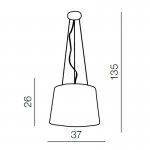 Подвесной светильник Azzardo Bella II AZ0713