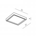 Накладной светильник  Azzardo Tappo AZ0753