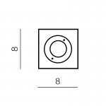 Встраиваемый светильник Azzardo Pablo AZ0817