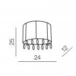 Настенный светильник Azzardo Sidney wall AZ0915