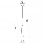 Подвесной светильник Azzardo Brina 1 AZ0932