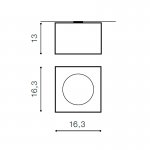 Накладной светильник  Azzardo Paulo 1 230V AZ0959