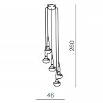 Подвесной светильник Azzardo Tasos 5 AZ0981