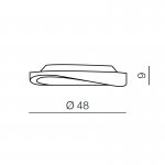 Накладной светильник  Azzardo Circulo 48 top AZ0982