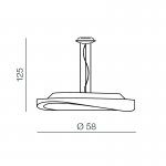 Накладной светильник  Azzardo Circulo 58 top AZ0984