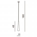 Подвесной светильник Azzardo Chemical AZ0998