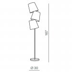 Торшер Azzardo Svea AZ1023