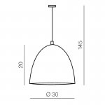 Подвесной светильник Azzardo Nelly AZ1031
