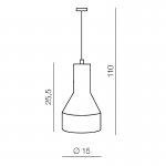 Подвесной светильник Azzardo Karina 1 AZ1044