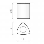 Накладной светильник  Azzardo Dario AZ1055