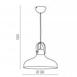 Подвесной светильник Azzardo Tessio 30 AZ1289
