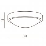 Накладной светильник Azzardo Colette AZ1311