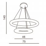 Подвесная люстра Azzardo Angel 2 AZ1319