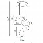Подвесная люстра Azzardo Mix AZ1339