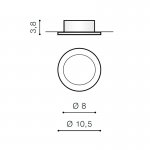 Встраиваемый светильник Azzardo Ibiza AZ1361