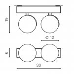 Спот Azzardo Jerry 2 230V AZ1370