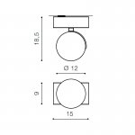 Спот Azzardo Max 1 230V AZ1373