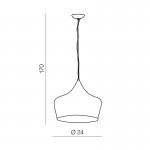 Подвесная люстра Azzardo Orient AZ1406