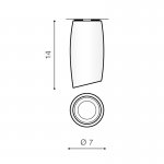 Накладной светильник  Azzardo Vasko AZ1491