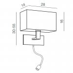 Настенный светильник Azzardo Martens wall LED AZ1526