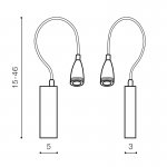 Настенный светильник Azzardo Veronica AZ1547